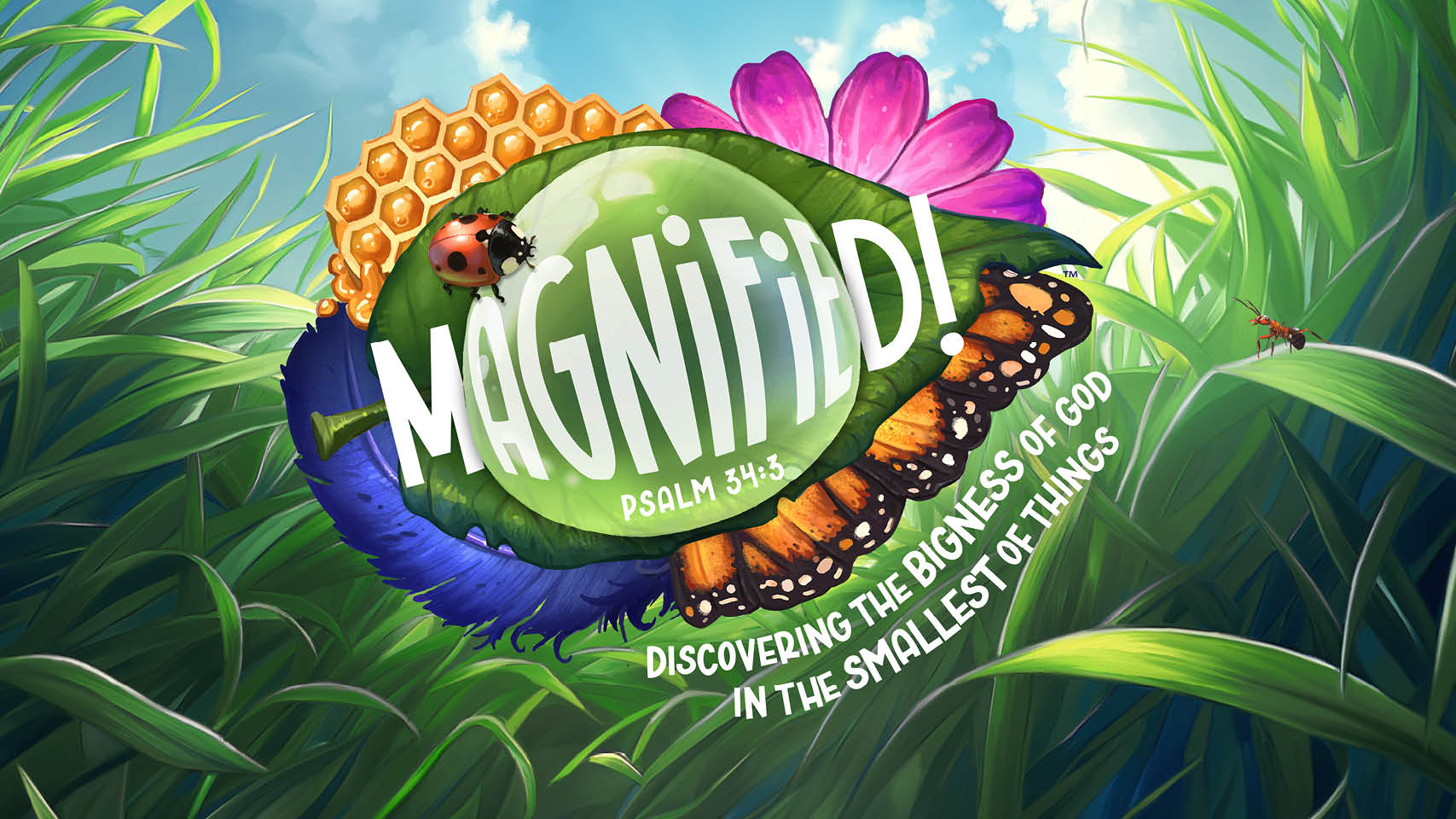Magnified logo
