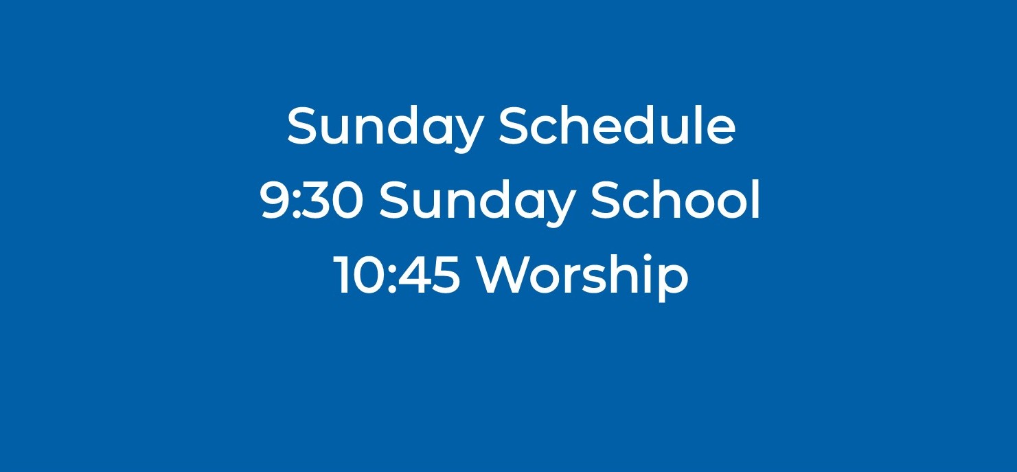 Sunday-Schedule