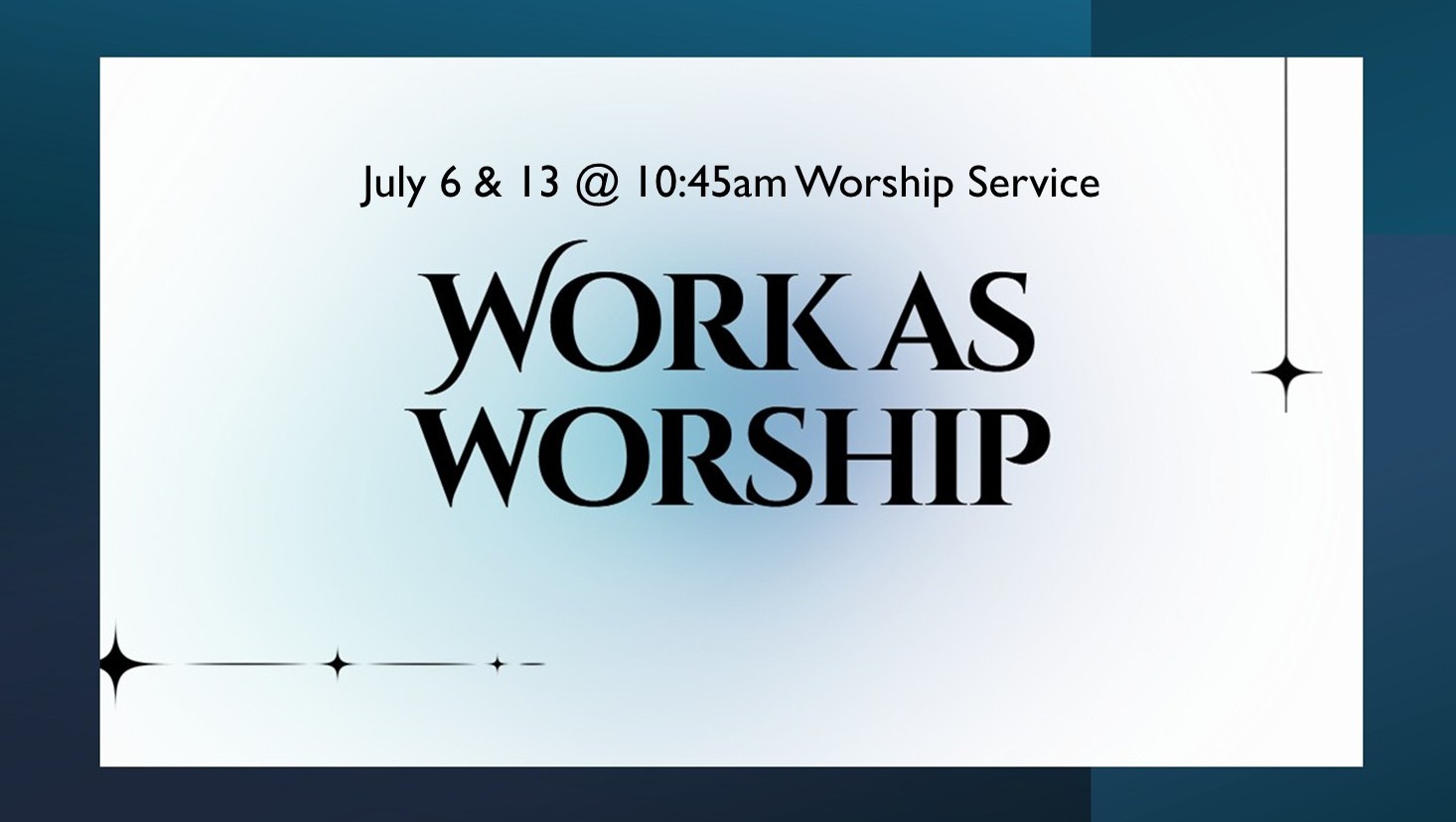 Work-as-Worship